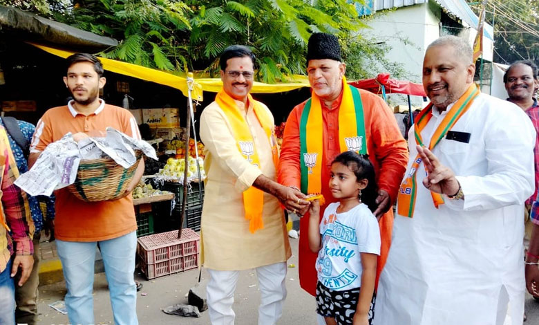 BJP Telangana's Former State Spokesperson Mir Firasath Ali Baqri Hosts Sweet Distribution Event in Hyderabad