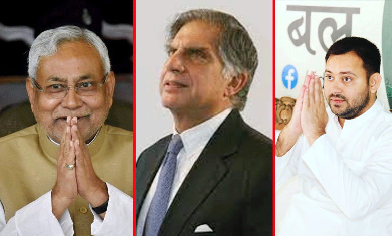 CM Nitish Kumar, Tejashwi Yadav pay tributes to Ratan Tata