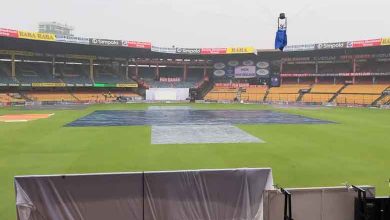 1st Test: Rain washes out second session at Bengaluru