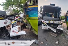 20 injured as private bus turns turtle in Telangana