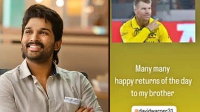 Allu Arjun wishes his ‘brother’ David Warner on his birthday