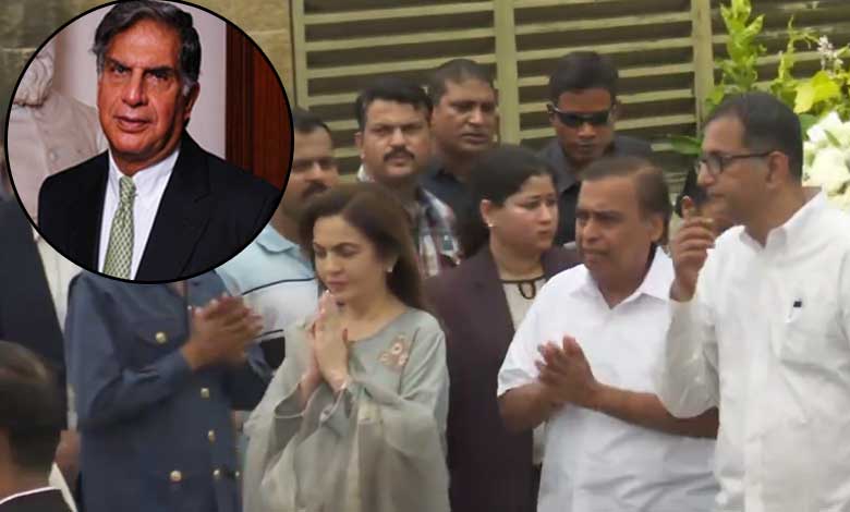 Ambani family pays homage to Ratan Tata