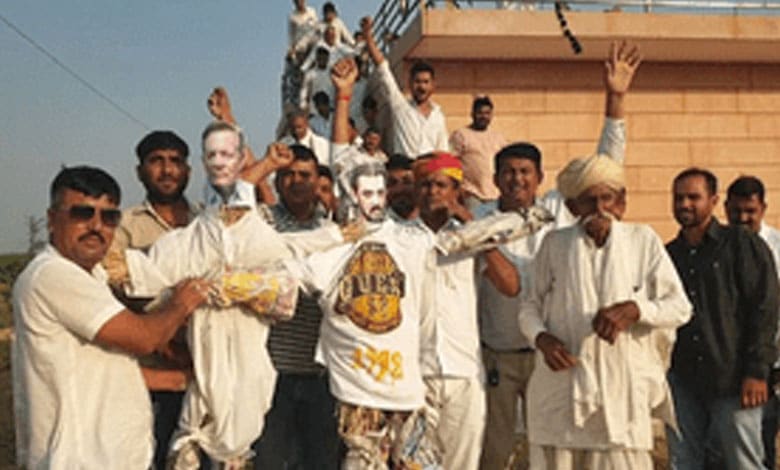 Bishnoi community burns effigies of Salman Khan, Salim Khan