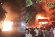 Blaze Erupts at Hyderabad Cracker Shop, Stored Fireworks Intensify Fire