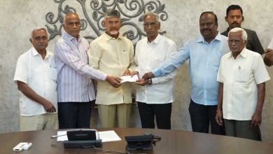 TDP Incharge Guduri Erixion Babu and Cadre Donate ₹30.85 Lakh to CM's Relief Fund for Flood Victims