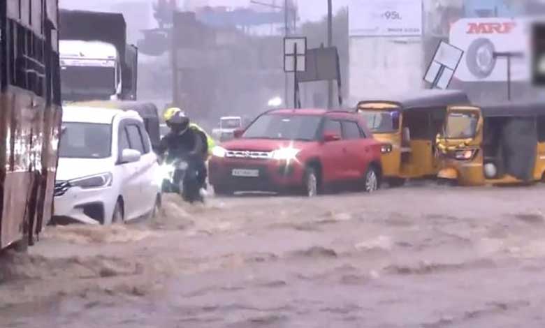 Chennai records 6.9 cm rainfall in 24 hours, waterlogging in several areas