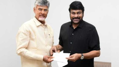 Megastar Chiranjeevi Meets CM Chandrababu, Donates ₹1 Crore for Flood Relief Fund