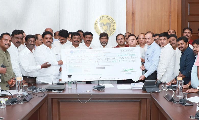 Electricity Department Employees Donate ₹18.69 Crore to Chief Minister's Relief Fund