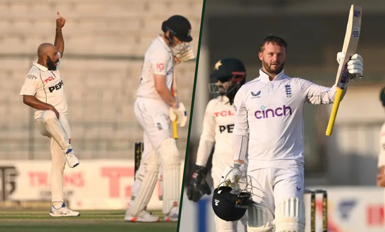 England stumbles to 239-6 after Duckett hits robust ton in 2nd test against Pakistan