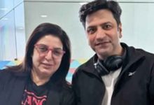 Farah Khan meets celeb chef Kunal Kapoor at Airport