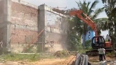 Illegal Central Government Office Demolished in Gachibowli Following High Court Order