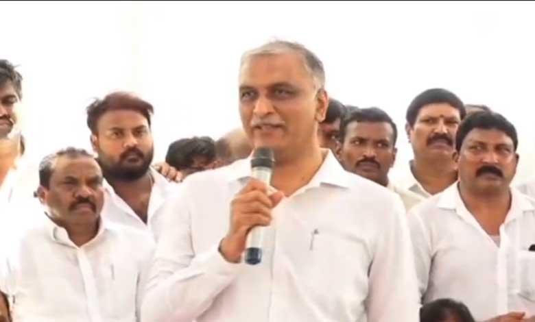 Harish Rao Slams Congress, Calls Support for Farmers a 'Sham' Amid Displacement Issues