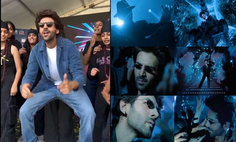 Bollywood Actor Kartik Aaryan Dances with School Students During 'Bhool Bhulaiyaa 3' Promotions