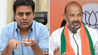 KTR slaps legal notice to Bandi Sanjay for defaming him