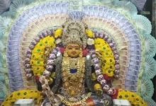 Vasavi Kanyakaparameshwari Adorned with ₹6.66 Crore During Sharannavaratri Celebrations in Mahabubnagar