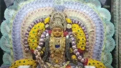 Vasavi Kanyakaparameshwari Adorned with ₹6.66 Crore During Sharannavaratri Celebrations in Mahabubnagar