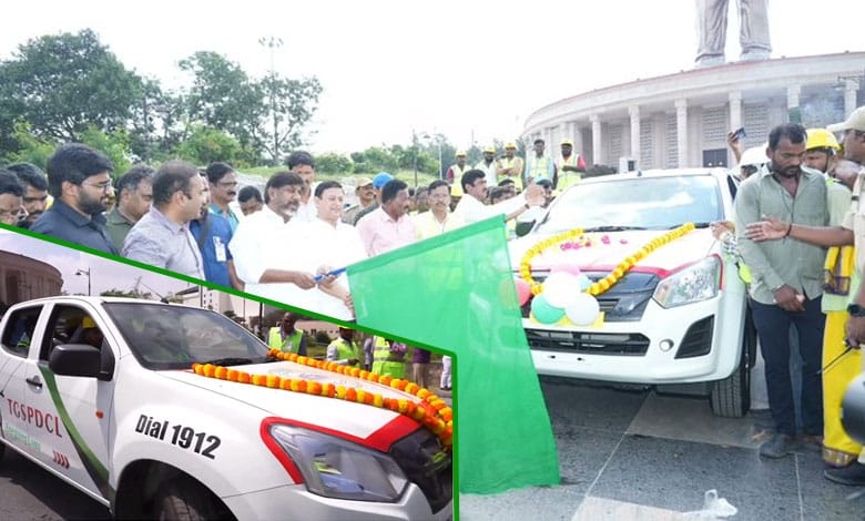 Dy CM Bhatti Vikramarka Flags Off Emergency Power Service Vehicles for Swift Restoration Across Hyderabad