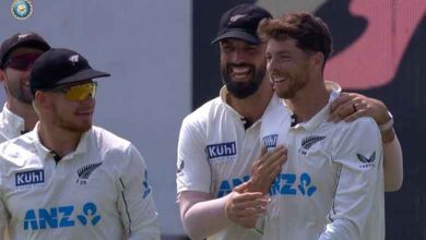 2nd Test: Santner helps NZ bowl out India for 156, take 103-run lead