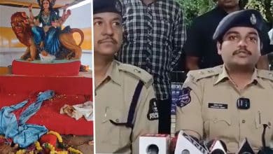 Police Arrests Man Who Vandalized Durga Idol at Nampally Exhibition Grounds