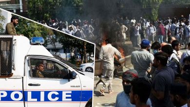 Pakistani police fired tear gas at protesting students as anger spreads over alleged on-campus rape