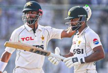 Masood and Shafique centuries lead Pakistan to 328-4 on Day 1 of first Test vs England