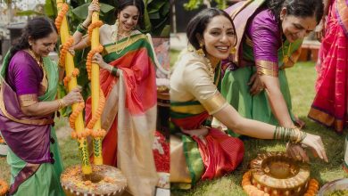 Sobhita Dhulipala flags off wedding festivities with Naga Chaitanya with Pasupu Danchadam ceremony