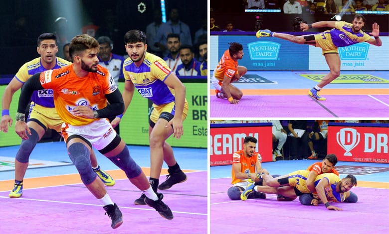 Tamil Thalaivas End Puneri Paltan’s Unbeaten Streak with a Thrilling Win