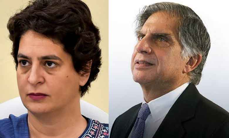 Ratan Tata gave new heights to Indian industry with tireless efforts: Priyanka Gandhi