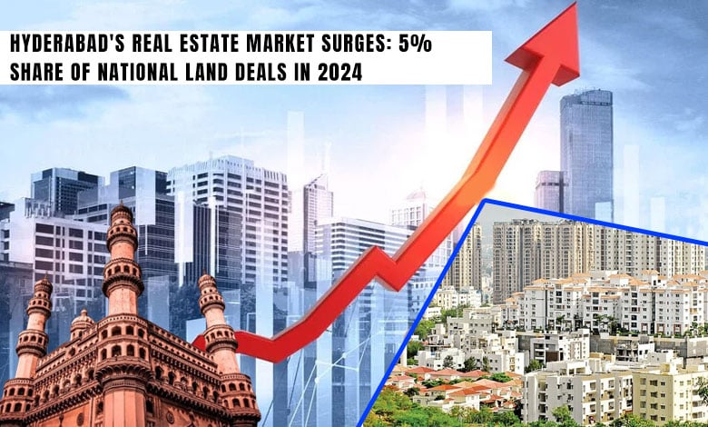 Hyderabad's Real Estate Market Surges: 5% Share of National Land Deals in 2024