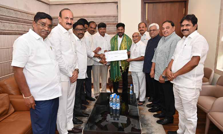 Builders Association of India Donates ₹1,01,75,000 to Chief Minister’s Relief Fund