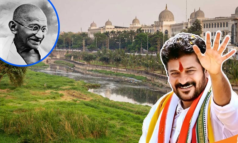 Musi Riverfront Project: World’s Largest Gandhi Statue to be Installed at Bapu Ghat, Says CM Revanth Reddy