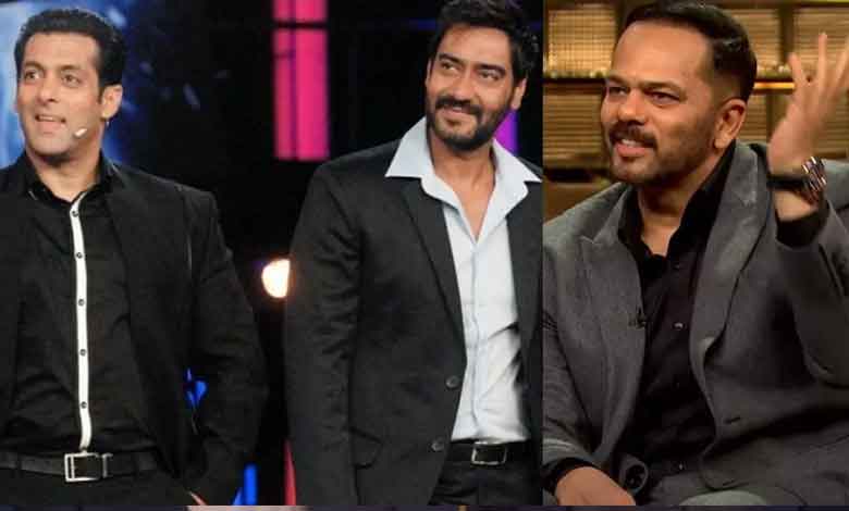 Salman Khan shoots 'Bigg Boss' with Ajay Devgn and Rohit Shetty amidst high security