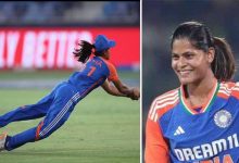 Women's T20 WC: Radha Yadav wins fielder of the match honour for stunning catch against SL