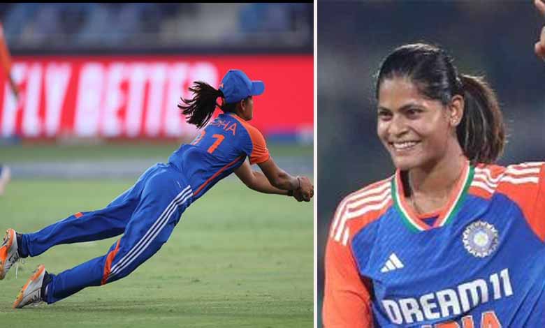 Women's T20 WC: Radha Yadav wins fielder of the match honour for stunning catch against SL