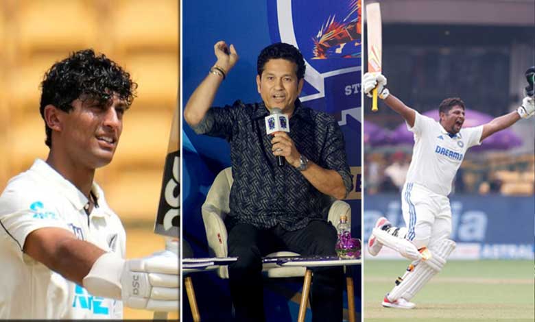 Tendulkar hopes 'exciting times' ahead for Rachin, Sarfaraz after centuries in Bengaluru