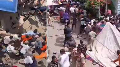 Police Lathi Charge on BJP Workers Protesting Muthyalamma Temple Incident in Secunderabad