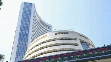 Sensex climbs 218 points, Ola Electric continues to slide