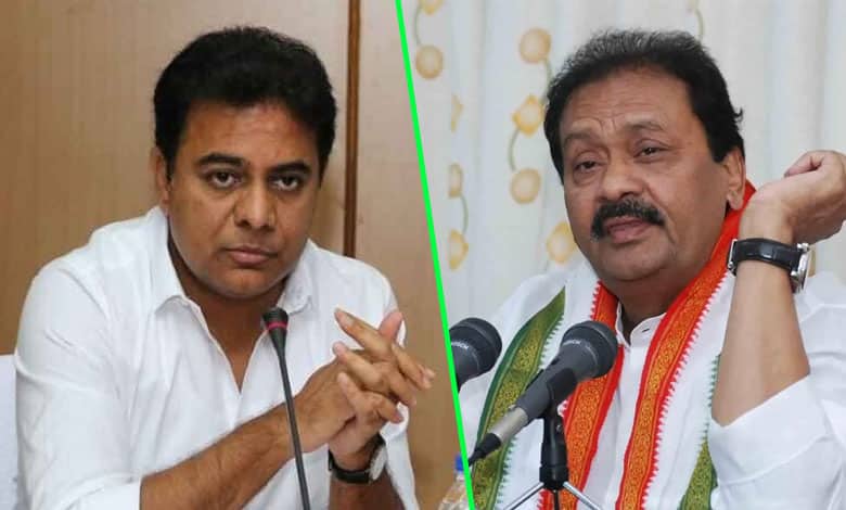 Shabbir Ali demands Narcotics test for KTR amidst allegations on Janwada farmhouse incident