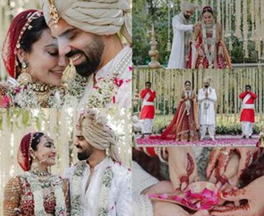 Surbhi Jyoti shares dreamy pictures from her wedding with Sumit Suri