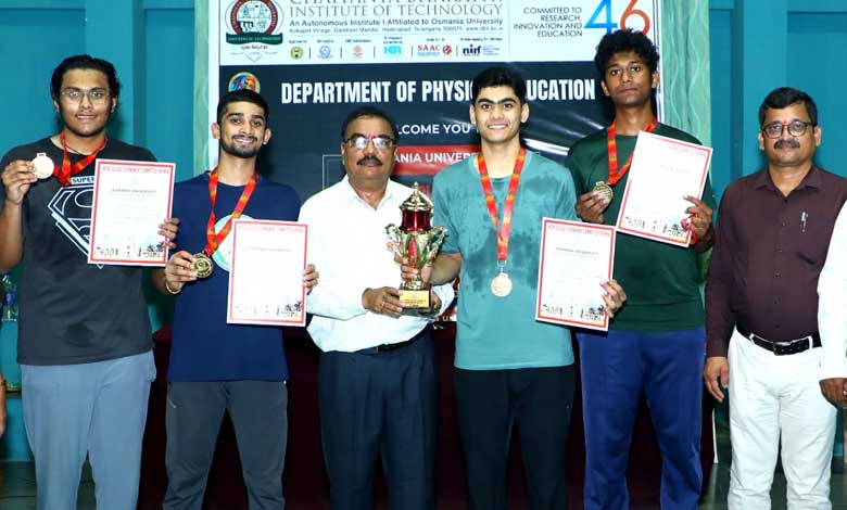 Osmania University Inter College Badminton Championship 2024 Concludes at CBIT, Hyderabad