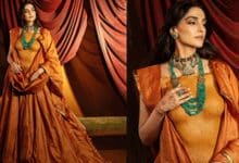 Sonam flaunts body ornament made of Karnataka’s red soil, Multani clay to celebrate connection with ‘earth’