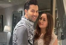 Varun Dhawan shares “grown up” pics with Natasha from Manish Malhotra's Diwali party