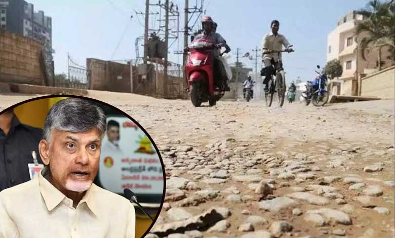 Andhra CM Chandrababu Naidu launches Rs 861 cr pothole-free roads mission