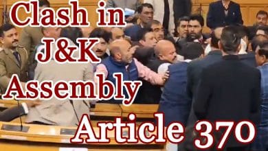 Article 370 Sparks Mayhem in J-K Assembly: BJP and NC MLAs in Physical Confrontation