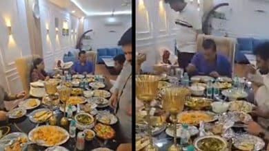 From muffler to Sheesh Mahal: Kejriwal's viral dinner video draws scorn from BJP, Cong