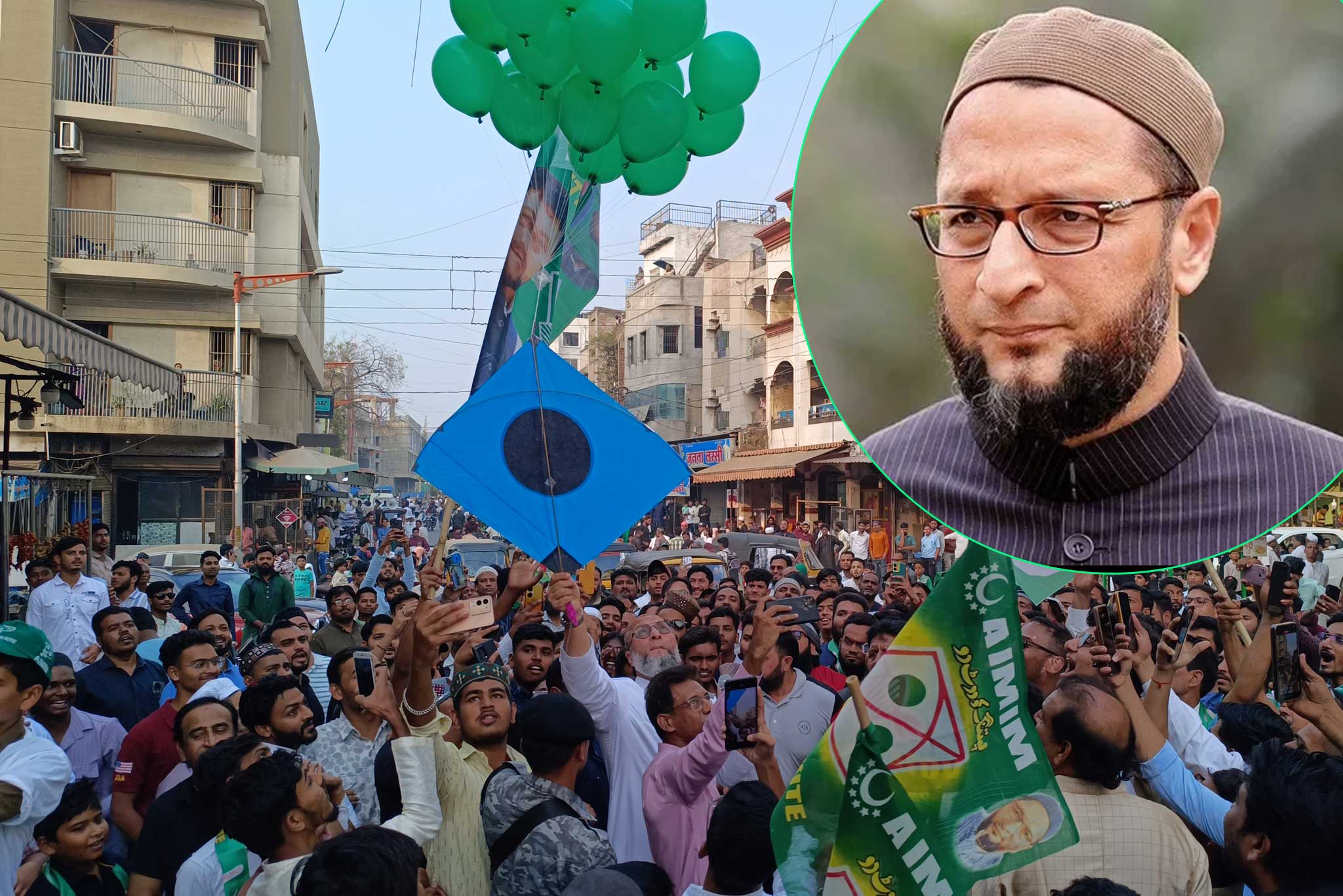 Asaduddin Owaisi Campaigns for Naser Siddiqui in Aurangabad Central Assembly Elections
