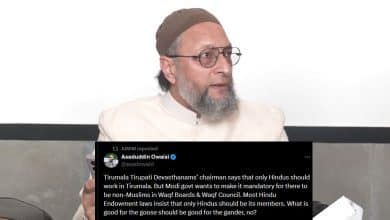 TTD chief says only Hindu staff in Tirumala, but Centre wants non-Muslims in Waqf Boards: Owaisi