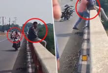 Young Man Attempts Suicide by Jumping from Godavari Bridge, Locals Saves His Life