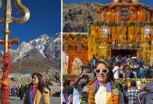 'Blessed' Nushrratt shares glimpses from maiden Kerdarnath, Badrinath darshan