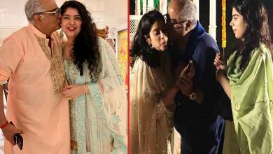 Boney Kapoor celebrates 69th b’day with kids Arjun, Anshula and Khushi, Janhvi gives a miss